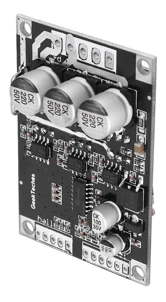 Dc 12v-36v 15a 500w Brushless Motor Controlador Hall Bldc Dr - Imagem 3