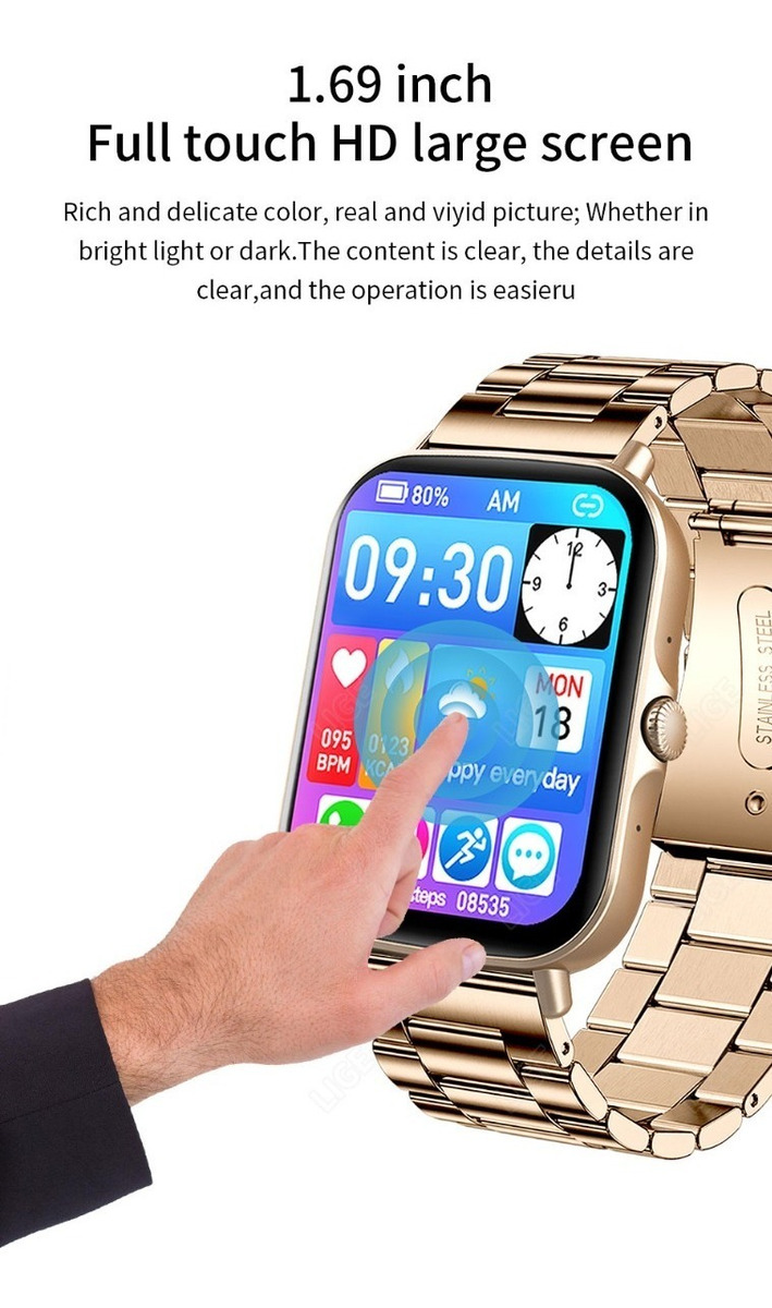 Smartwatch Bluetooth Esportivo À Prova D'água - Imagem 10