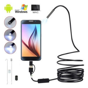 10m Endoscópio Câmera Android Cabo Usb Led