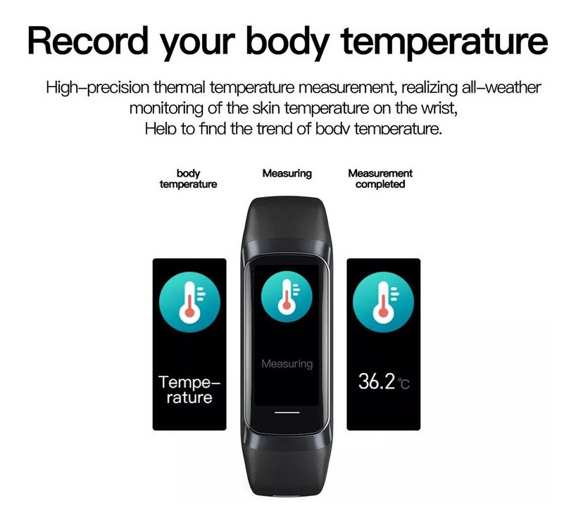 Para Xiaomi Huawei, Pulseira Inteligente Feminina, Rastreada - Imagem 6