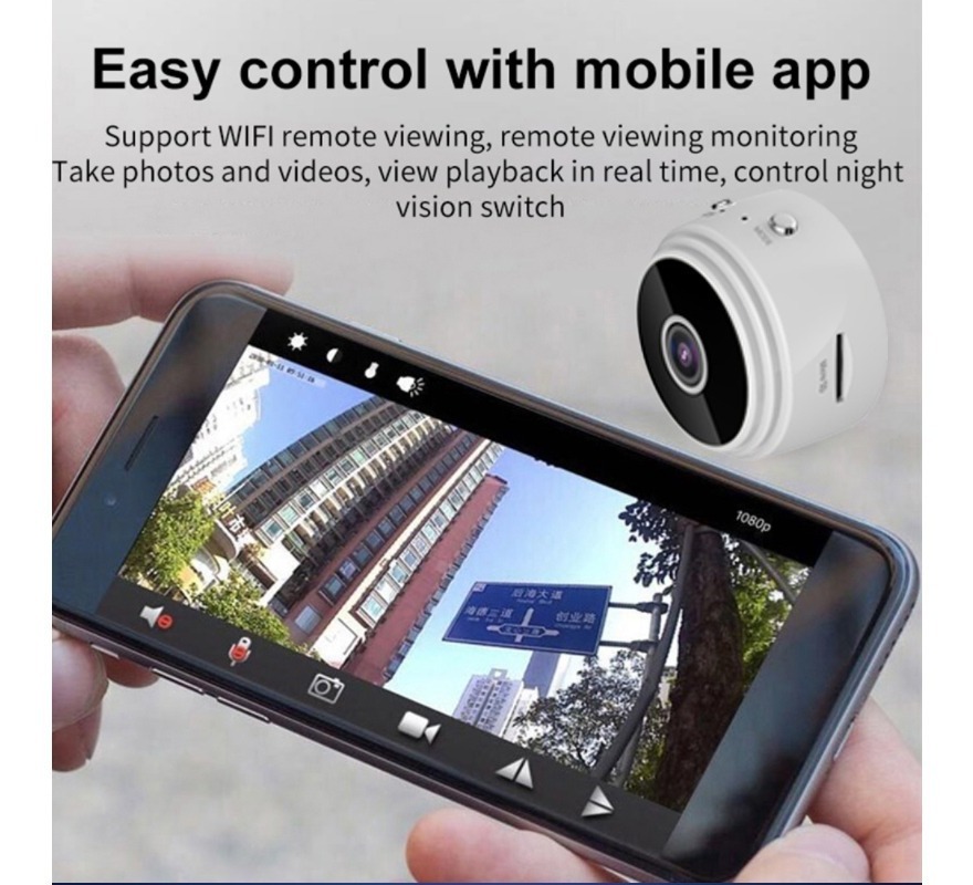 Mini Camera Ip Espiã Wifi A9 Magnética Bateria Portatil 2pcs - Imagem 16