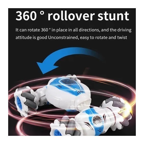 Carro Stunt Rc Gestos De Mão Sensor Acrobático Veículos - Imagem 17
