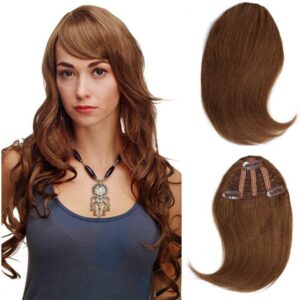 Peruca Cabelo  Humano Virgem 20cm Franja