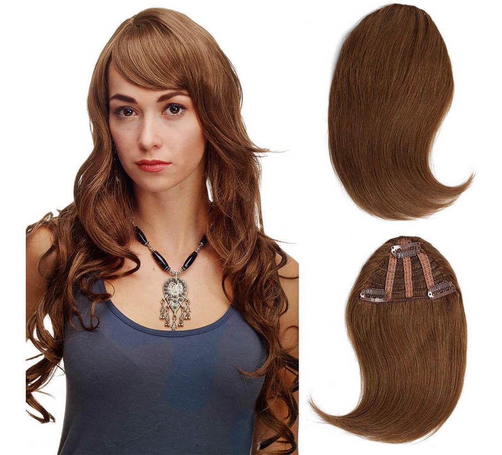 Peruca Cabelo Humano Virgem 20cm Franja