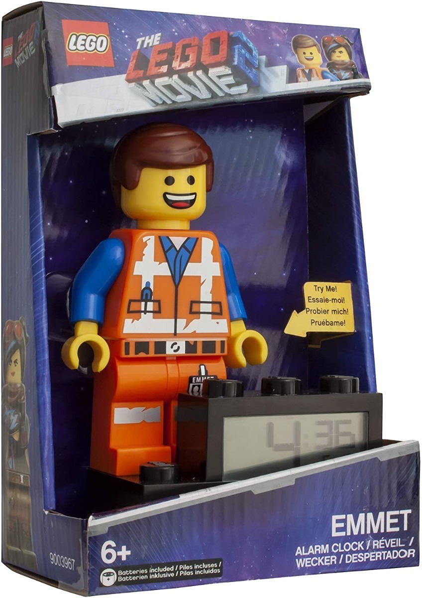 Minifigura Infantil Lego Movie 2 Emmet Light Up Despertador - Imagem 4