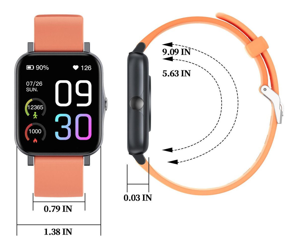 Mini Smart Watch Fitness Follow-up Para Homens E Mulheres, 1 - Imagem 8