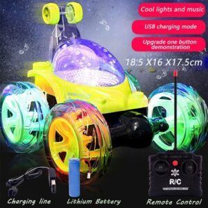Brinquedos Meninos Carro De Controle Remoto Luz De Ledmúsica