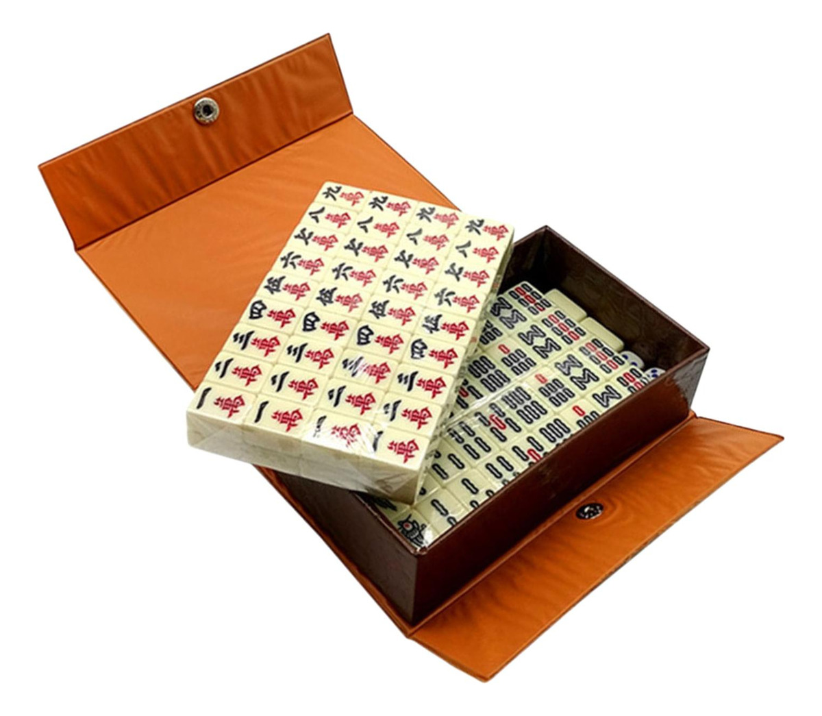 Conjunto Portátil De Mahjong Com De Armazenamento Para - Imagem 5