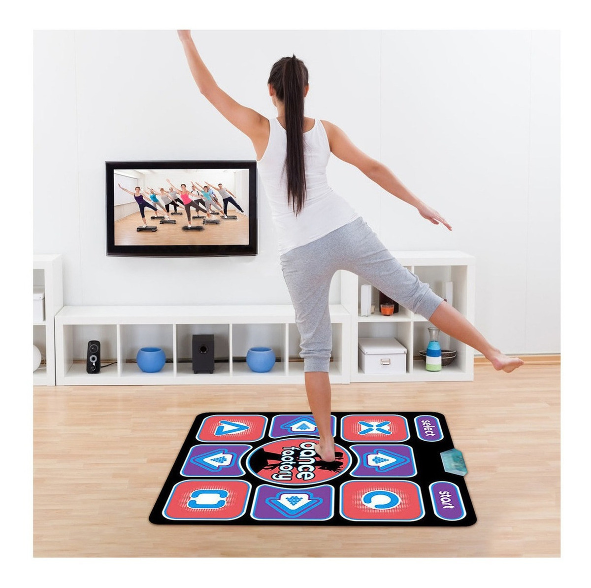 Q Single D3496 Person Computer Tv Dual Use 3d Dazzling Dance - Imagem 2