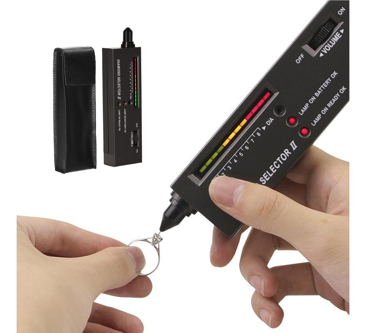 Diamond Tester Pen Detector Seletor De Diamante De Alta Prec