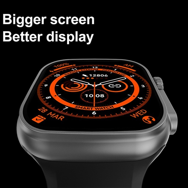 Relógio Ultra Inteligente Dt8 Com Câmera Bluetooth Nfc 1p - Imagem 2
