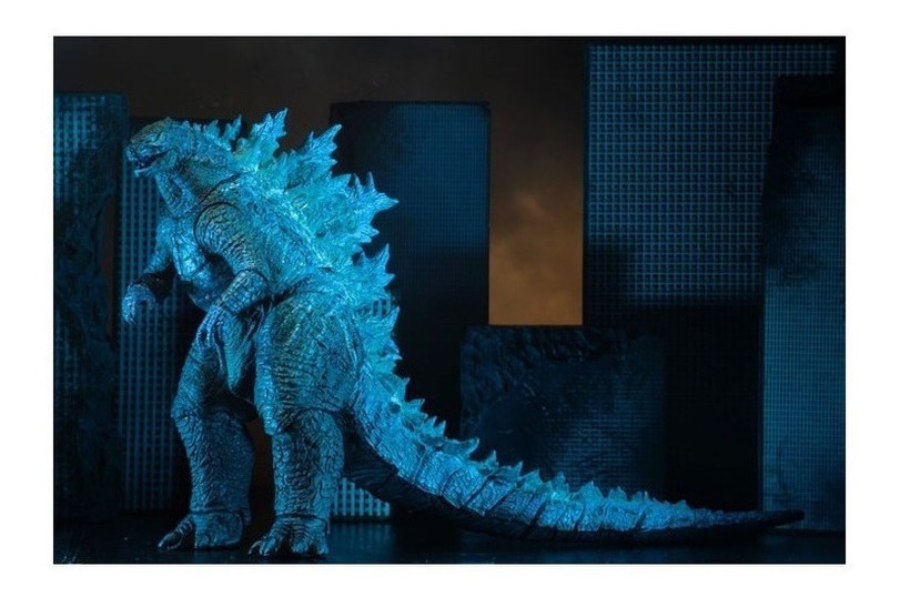 Unidade De Pvc Godzillas 17 Cm Calda Azul - Imagem 5
