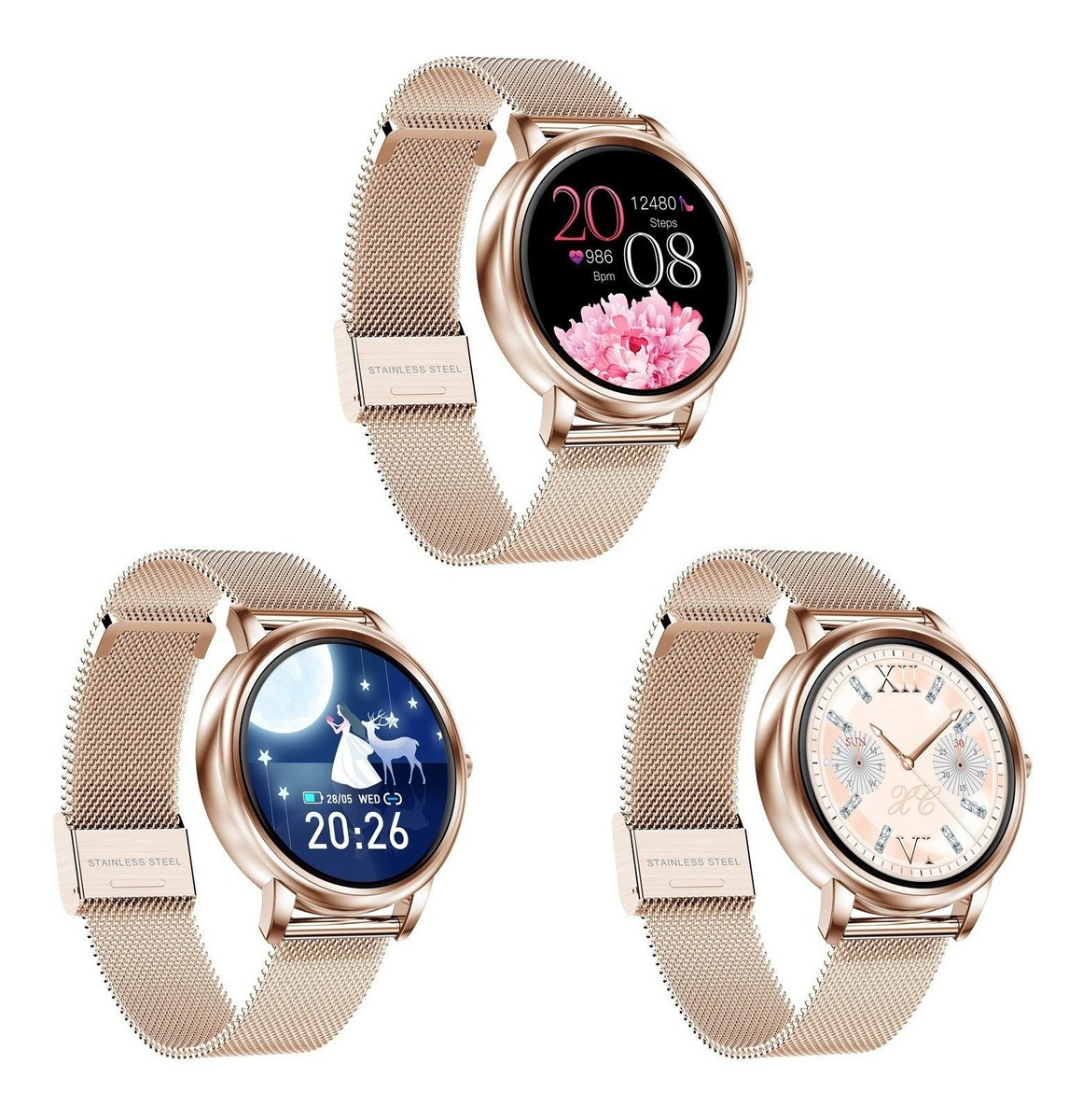 Smartwatch Feminino Pulseira Esportiva Inteligente - Imagem 12
