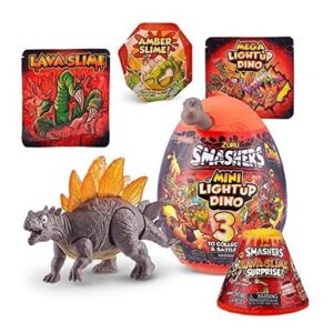 Pacote Combo Smashers Mini Lightup Dino Stegosaurus