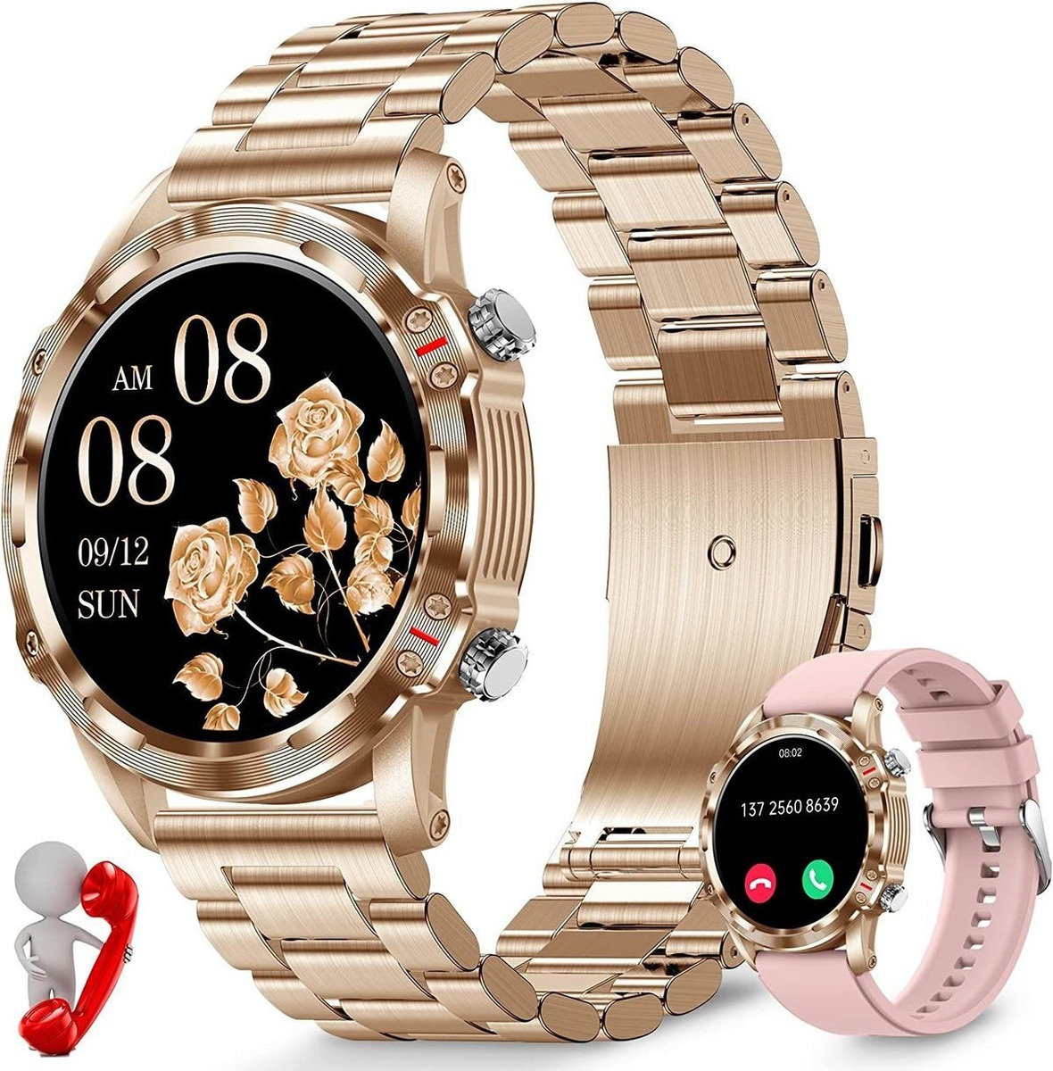 Rastreador De Fitness Smart Watch (faça/resposta Chamada) Pa - Imagem 15