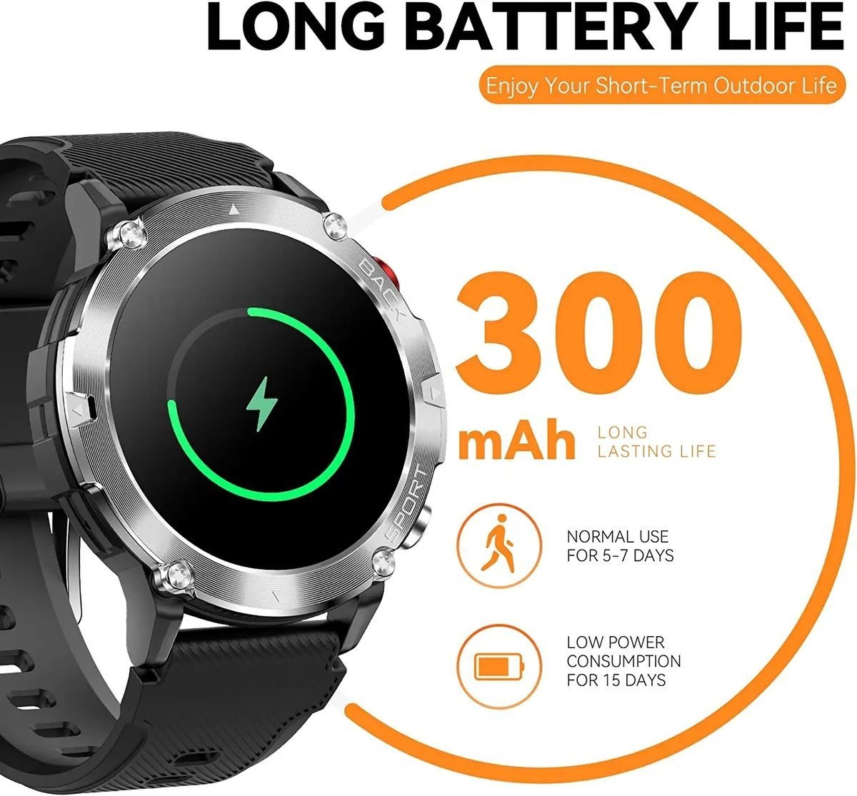 Smartwatch Para Homens Bluetooth Call - Imagem 14