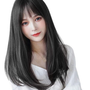 Peruca Cabelo Curto Natural Feminino, Rosto Redondo, Liso Lo