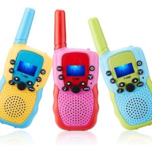Gift Walkie Talkie Infantil De 3 Peças Com 8 Canais Vox 3