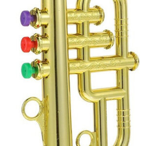 1pc Imitação Instrumento Musical Brinquedo Trompete Cedo