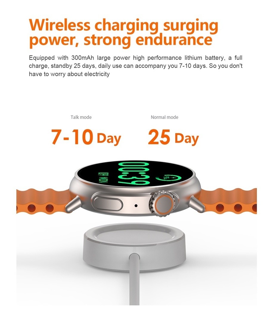Smartwatch Amoled Mt30 Série 8 Ultra Nfc Bluetooth - Imagem 9