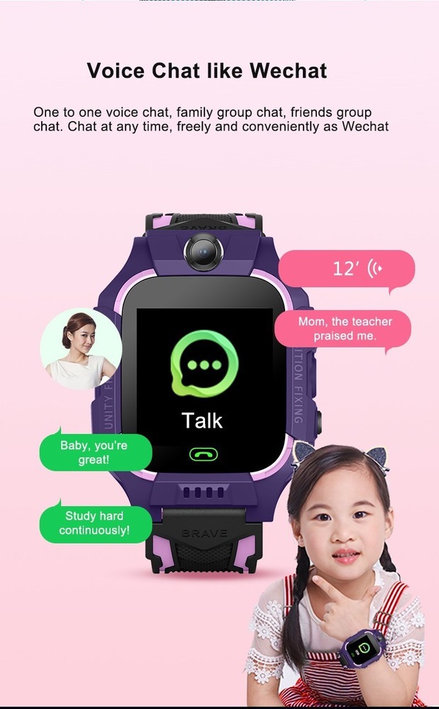 Q22 Kids Smart Watch Crianças Chamam Sos Phone Watch Sim Car - Imagem 8
