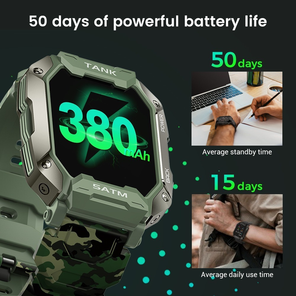 Smartwatch Para Esportes Ao Ar Livre Para Homem Lok - Imagem 5