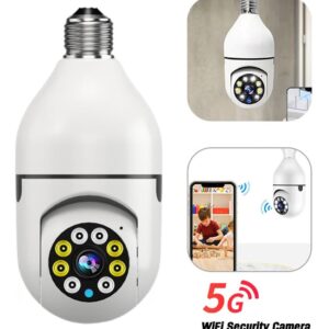 Câmera E27 Bulb Ip Wifi Câmera De Vigilância Por Vídeo Inter