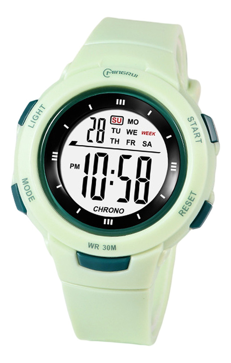 Meninos Girls Digital Watch Electro Impermeável Ao Ar Livre - Imagem 37