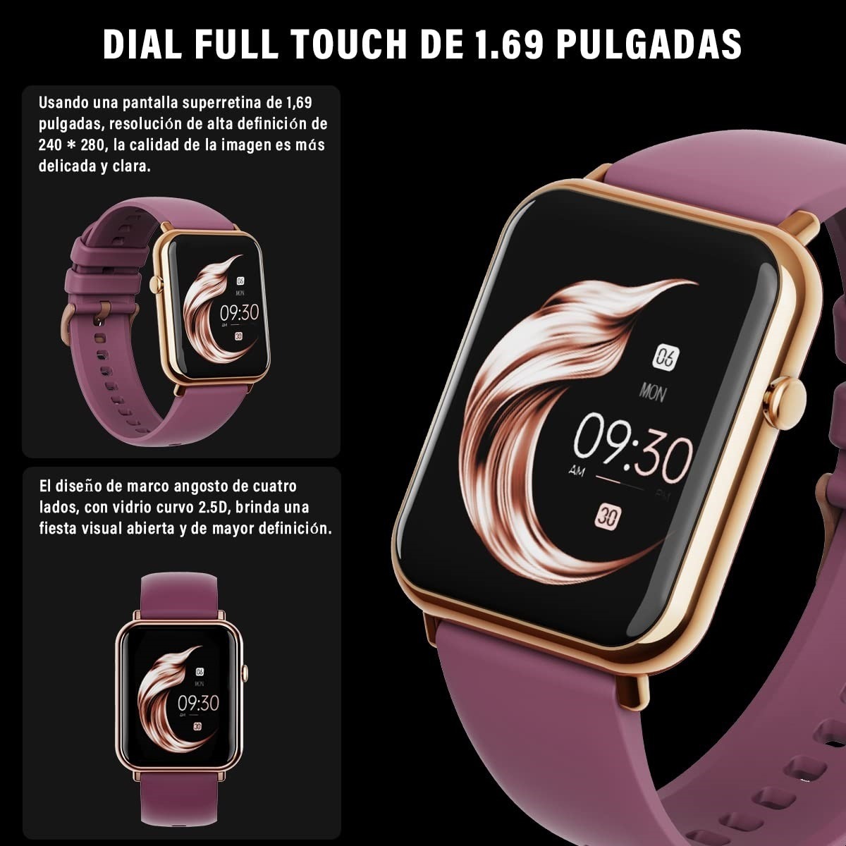Smartwatch Smartwatch Para Mulheres À Prova D'água Para - Imagem 7