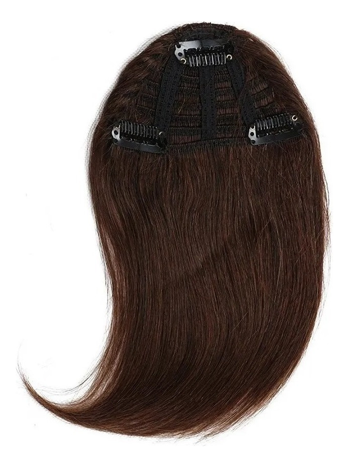 Aplique Franja De Natural Cabelo Humano Com Tic Tac 2unds - Imagem 16