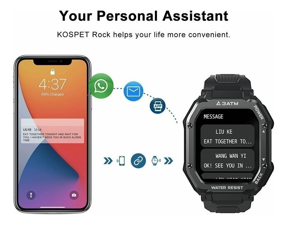 Relógio Inteligente Kospet Rock Smartwatch - Imagem 2