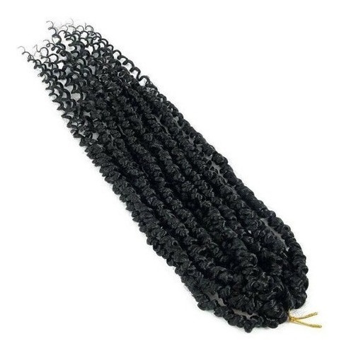 Aplique Cabelo Com Cachos Em Crochê De Ondas De Agua 3 Pcs - Imagem 3