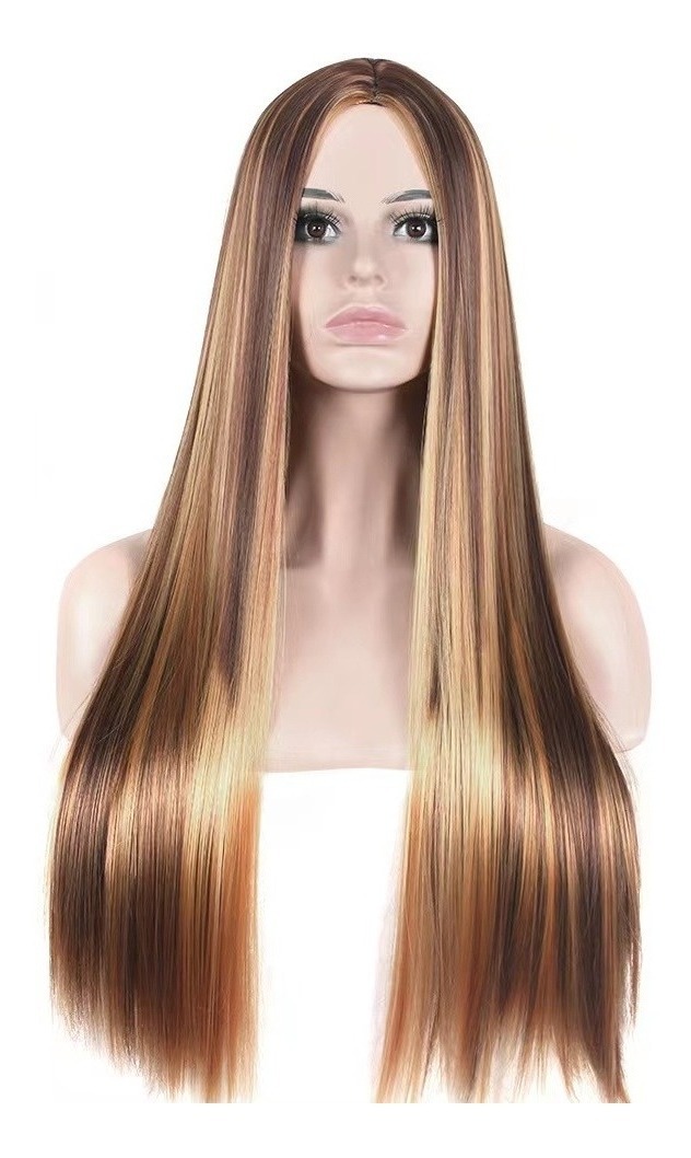 Perucas Para Mulheres Com Cabelos Longos E Retos - Imagem 5