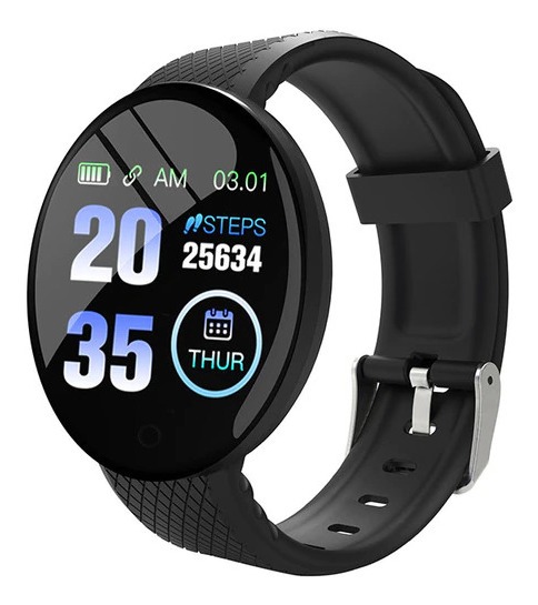 Smartwhatch Inteligente Tela Redonda Frequência Cardíaca - Imagem 7