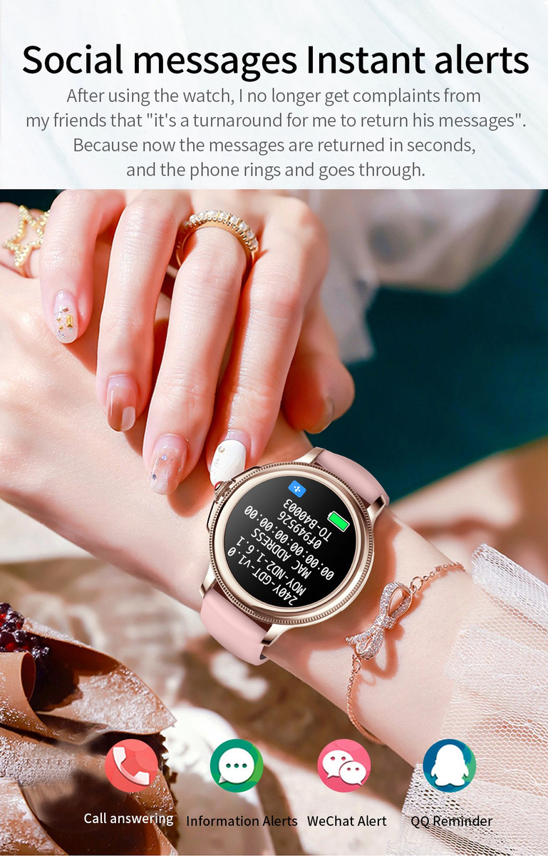 Smartwatch Feminino Bluetooth Call Sport Cf96 - Imagem 9