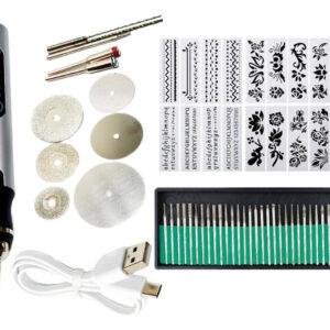 Kit De Ferramentas De Gravação Mini-caneta Gravadora Prata