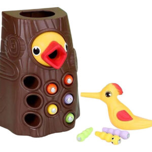 Brinquedo Montessori Magnetic Bird Feeding Baby Early Educat