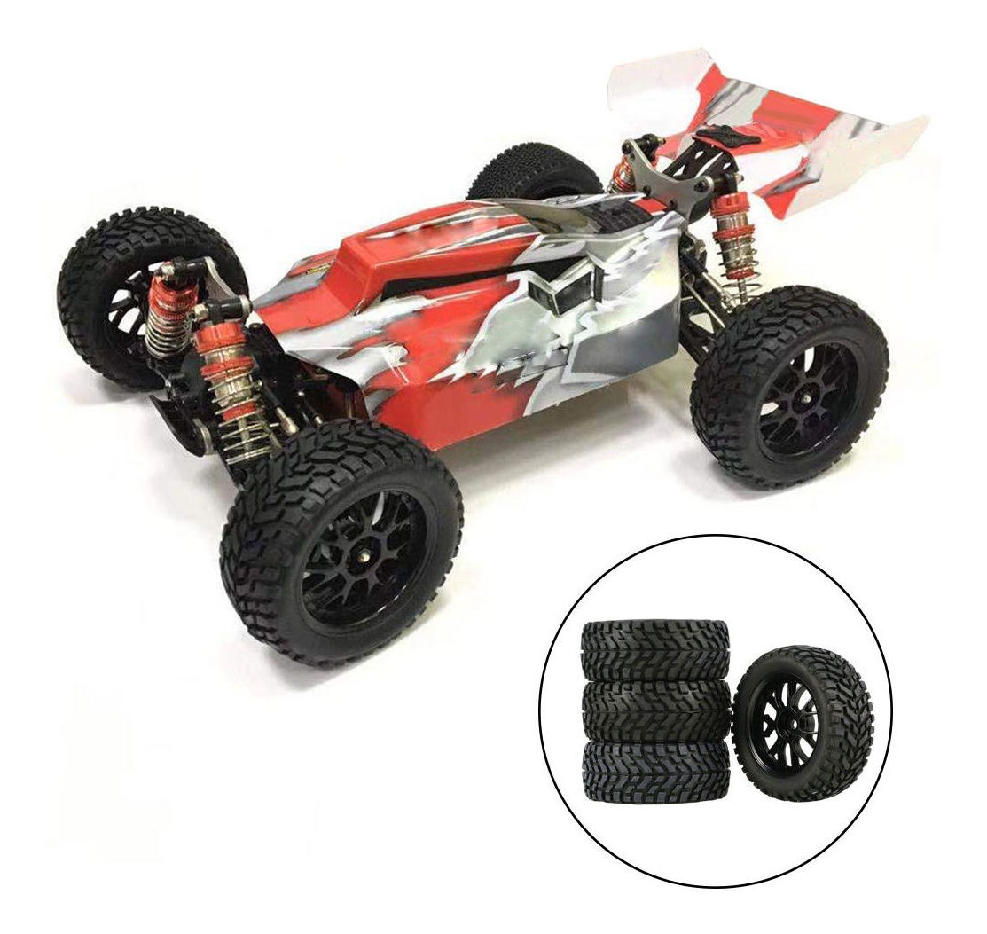 Conjunto De Aro De Pneu 2x Rc Para Wltoys 144001 - Imagem 4