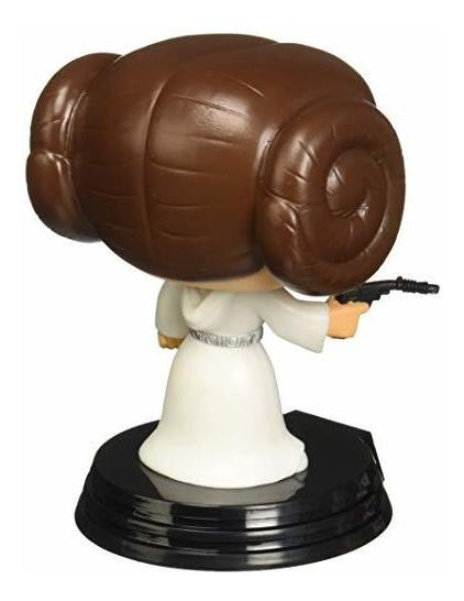 Vinil Funko Pop Movie Star Wars Princesa Leia Bobble Head - Imagem 4