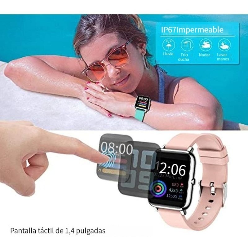 Smartwatch Esportivo De Frequência Cardíaca Bluetoo - Imagem 14