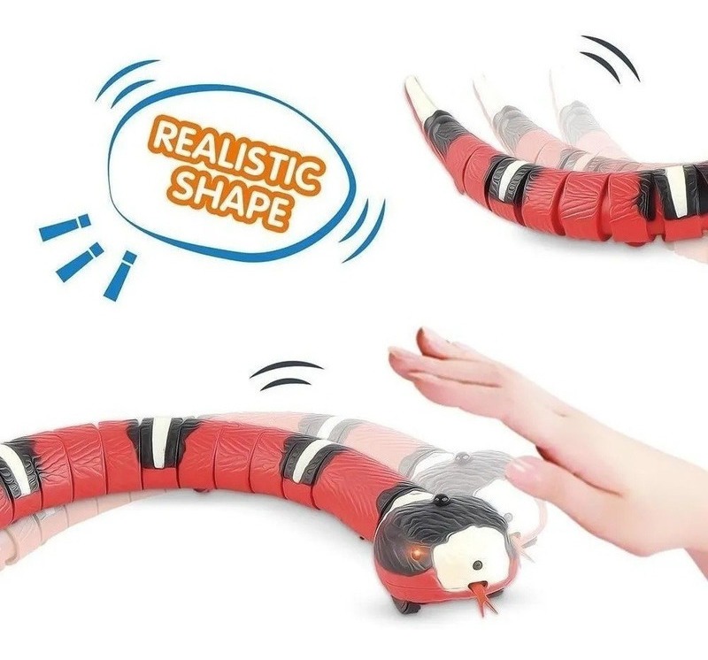 Brinquedo De Gato De Brinquedo De Cobra De Indução Elétrica - Imagem 6