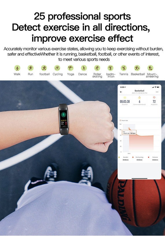 Para Xiaomi Huawei, Pulseira Inteligente Feminina, Rastreada - Imagem 7