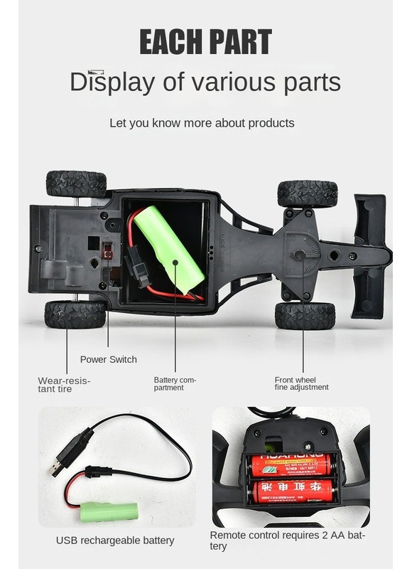Carro De Controle Remoto De Fórmula F1: Derrapagem Regular D - Imagem 5