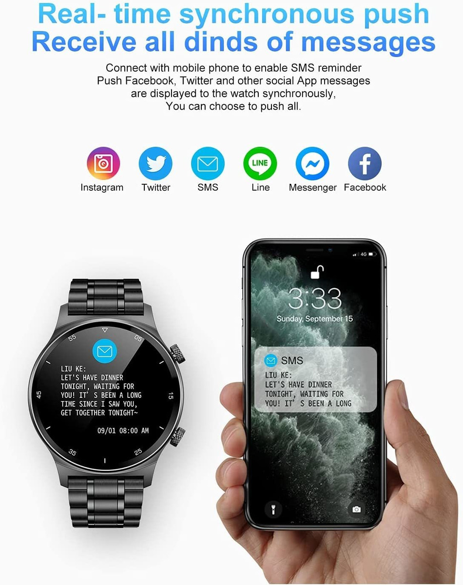 Smartwatch Para Rastreamento De Atividades Para Android E Io - Imagem 5