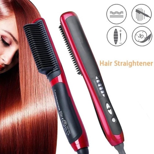 Escova Anion Alisadora De Cabelo Basique Elegante Chapinha - Imagem 2