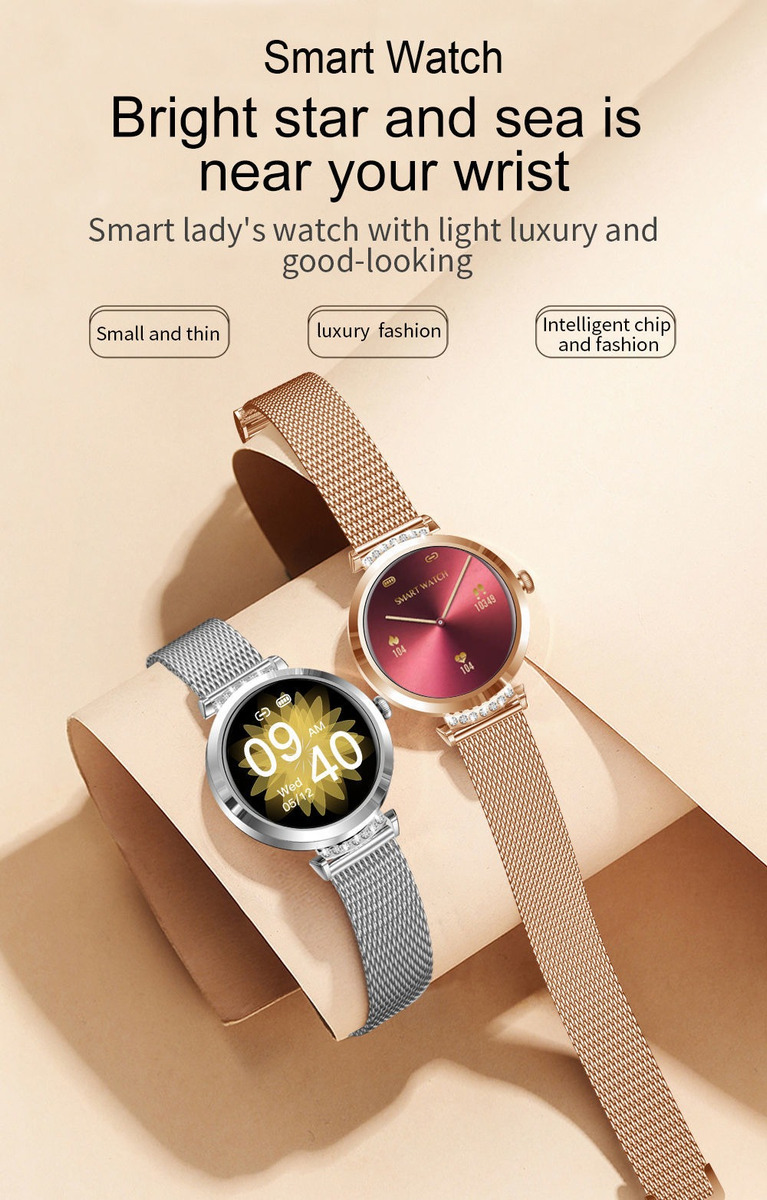 Smartwatch Para Mulheres Ladies Sports Fitness Trac