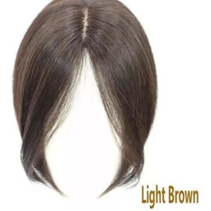 Franja Cabelo Humano Topper 28cm