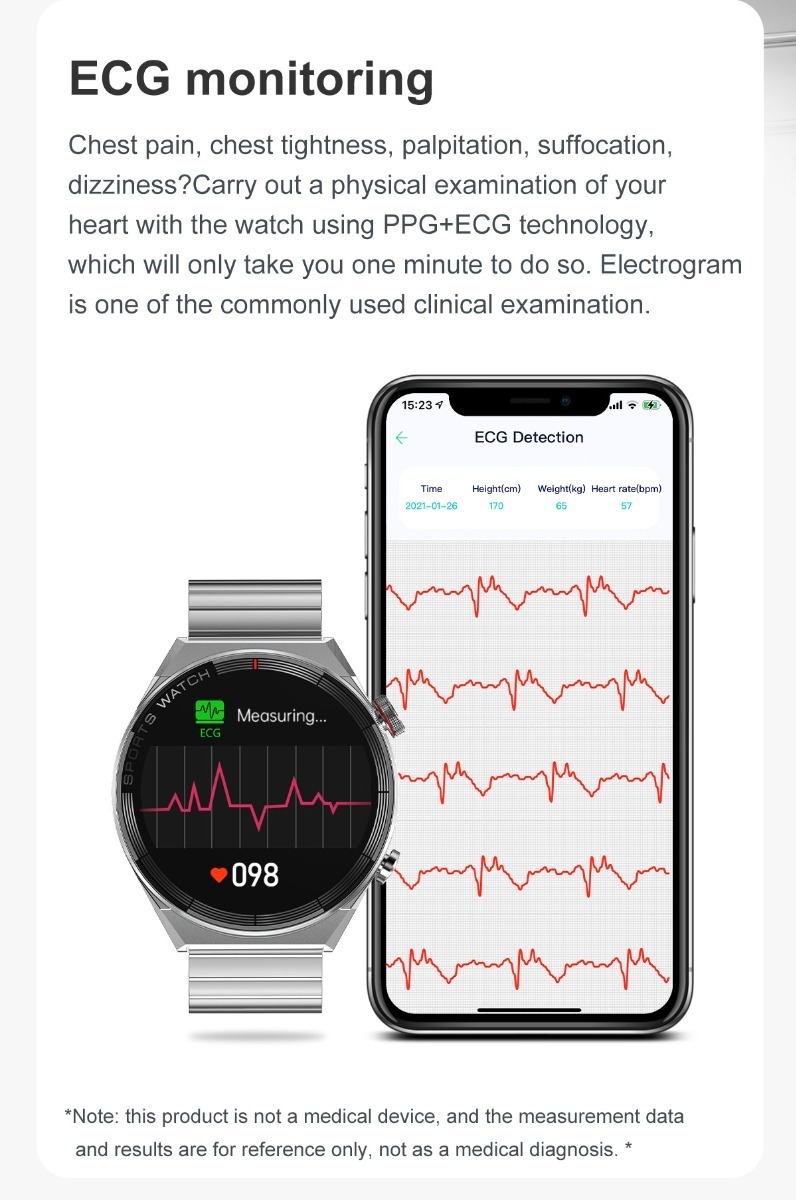 Smartwatch Para Homens Mulheres Tracker Fitness - Imagem 18