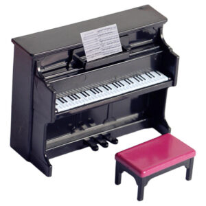 Mini Piano Com Banquinho Infantil Para Brinquedos De Brincar