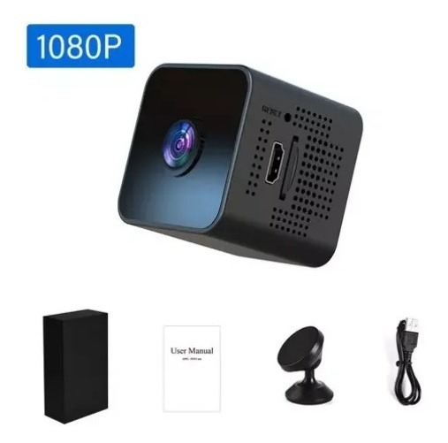Câmera Sem Fio Hd 1080p Com Visão Noturna